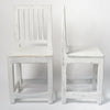 Pair Antique Swedish Leksand style chairs
