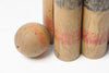 Antique French Wooden Skittles with Ball