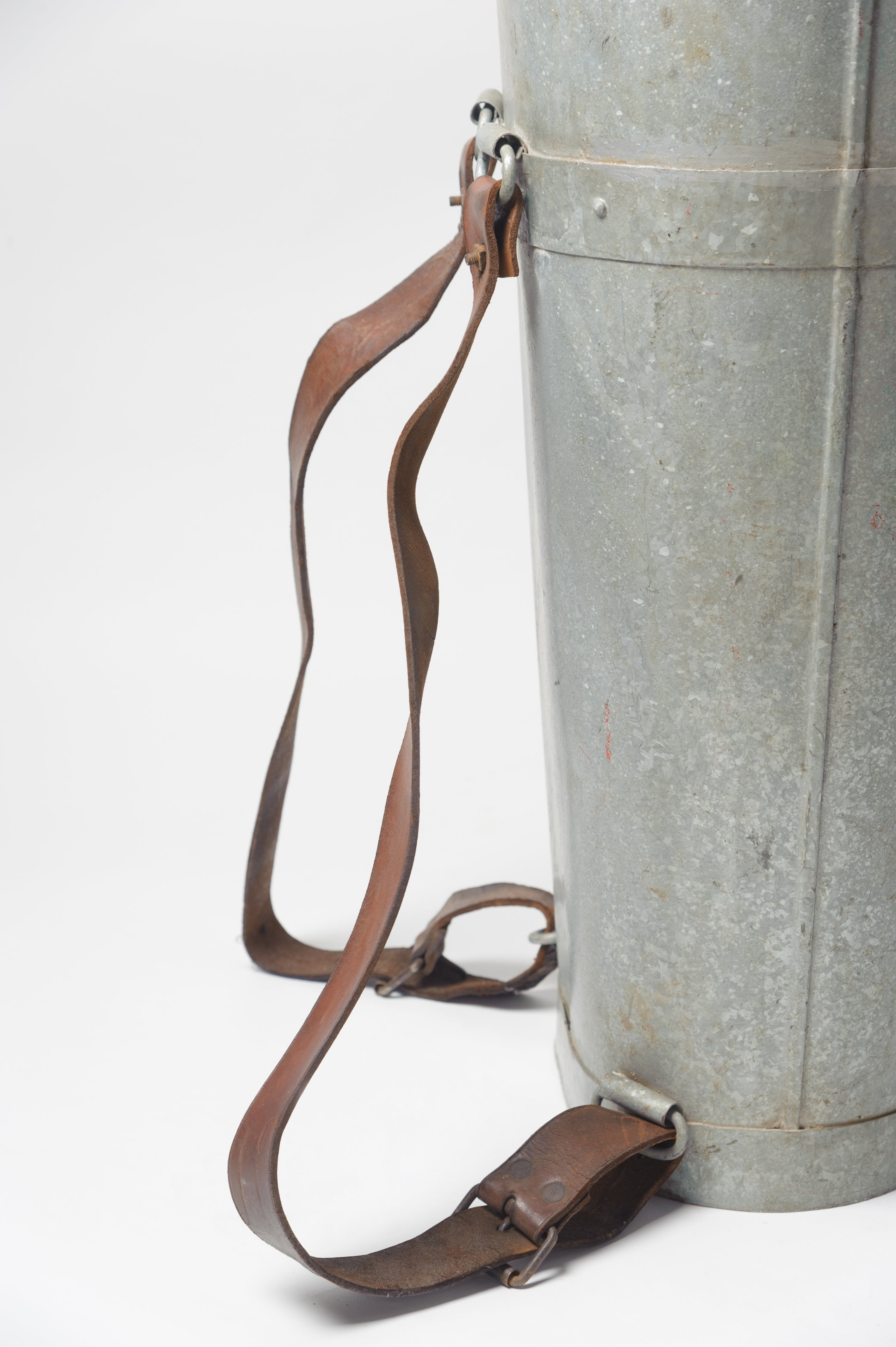Amazing Antique French Galvanized Grape Hopper