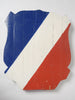 Antique French Flag Shield