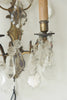 Pair Vintage French Crystal Wall Lights