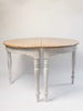 Antique Swedish Demi Lune Tables with original addition leaves
