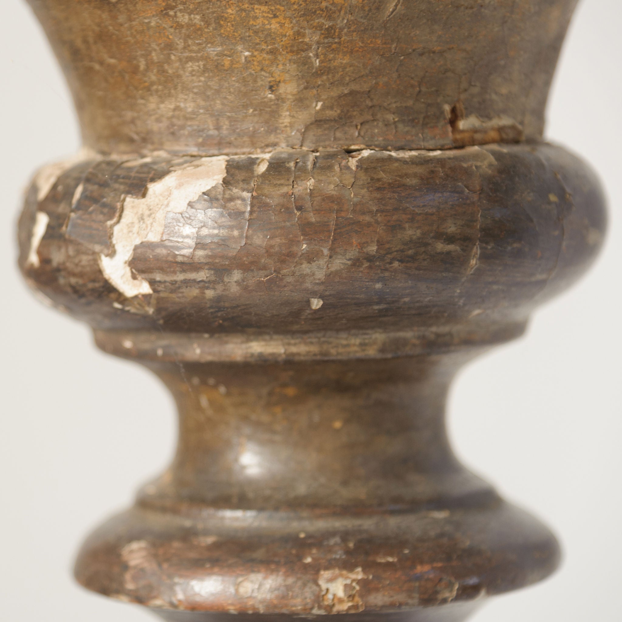 Amazing Antique 19th Century French Painted Torchere