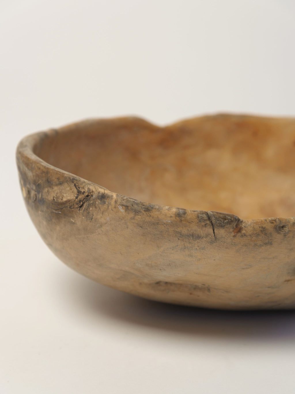 Amazing Antique Swedish Root Bowl