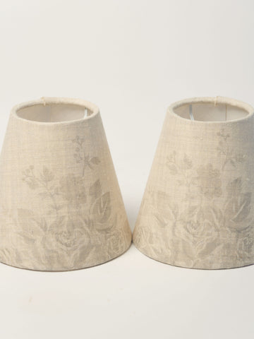 Beautiful Handmade Linen Candle lampshades
