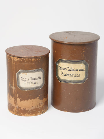 Antique Apothecary Herbalist Pots