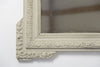 Antique French painted crested mirror, circa 1850