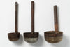 Handcrafted Indian Wood and Metal ladles