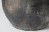 Beautiful Black grey jar table lamp with linen lampshade