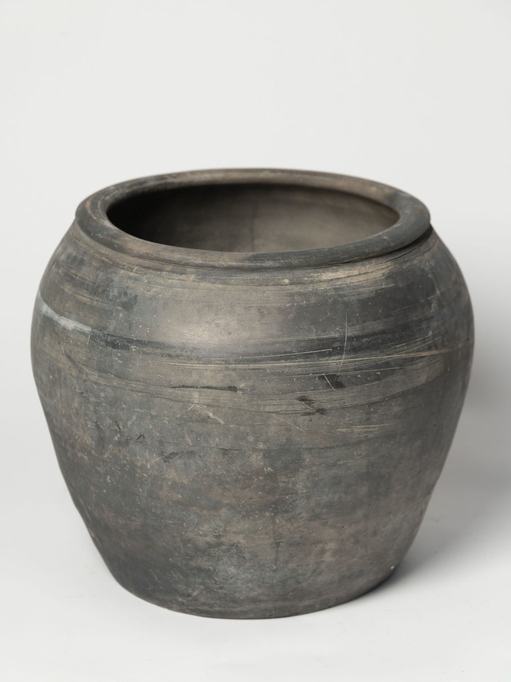 Vintage hand made Chinese black clay pot