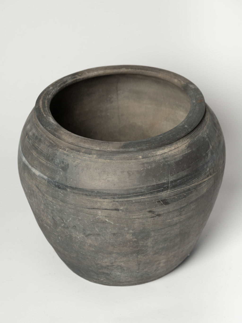 Vintage hand made Chinese black clay pot