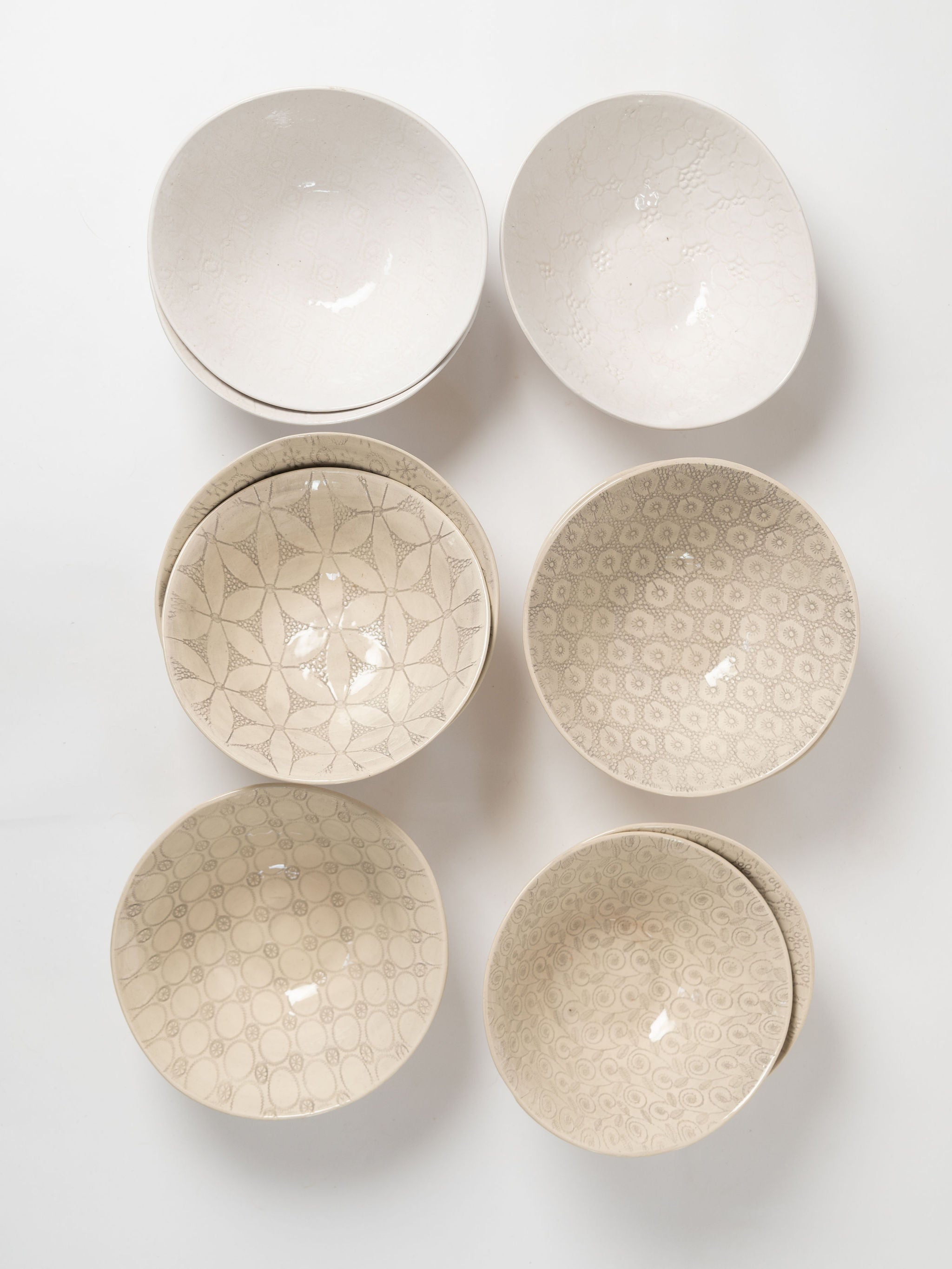 Wonki ware Pasta/Noodle bowls