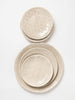 Wonki ware plates in Warm grey pattern (3 sizes)