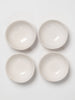 Wonki ware Salt Cellar pots in Plain white wash