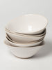 Wonki ware soup bowls in plain white