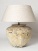 Beautiful large barnacled textured jar lamp