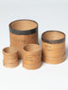 Collection 4 Vintage french wooden grain measures