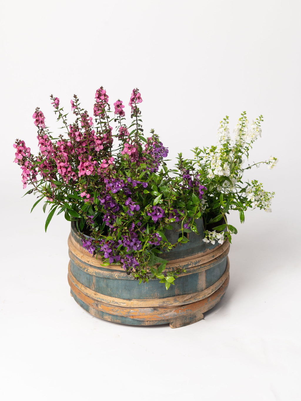 Antique Swedish Wooden milk tub with original paint