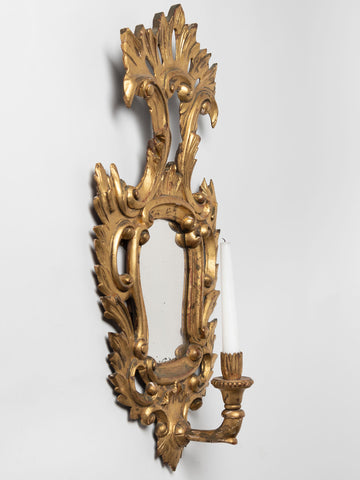 Antique French Gilt Girondelle Mirror