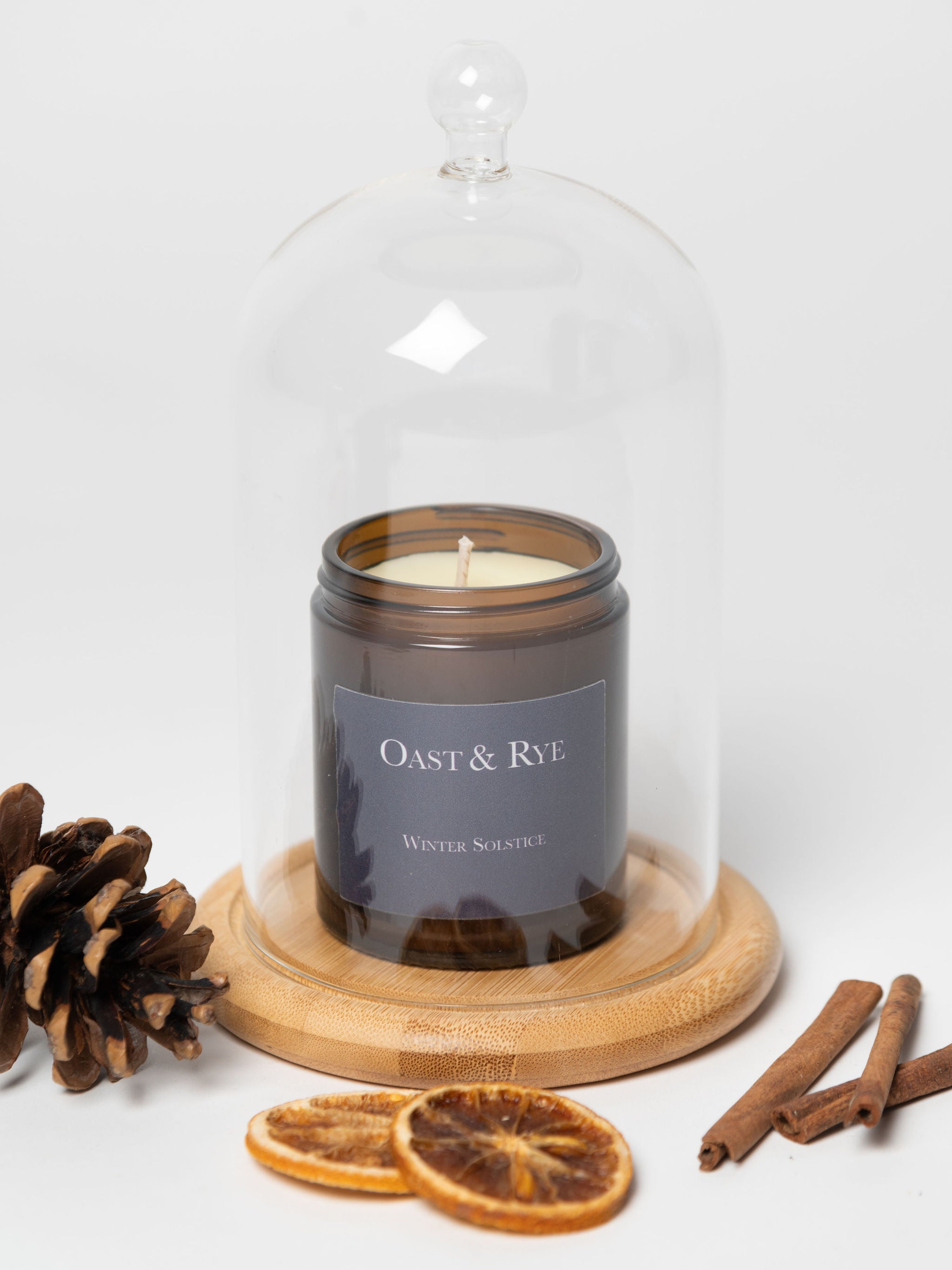 Oast and Rye Winter Solstice candles and Room spray
