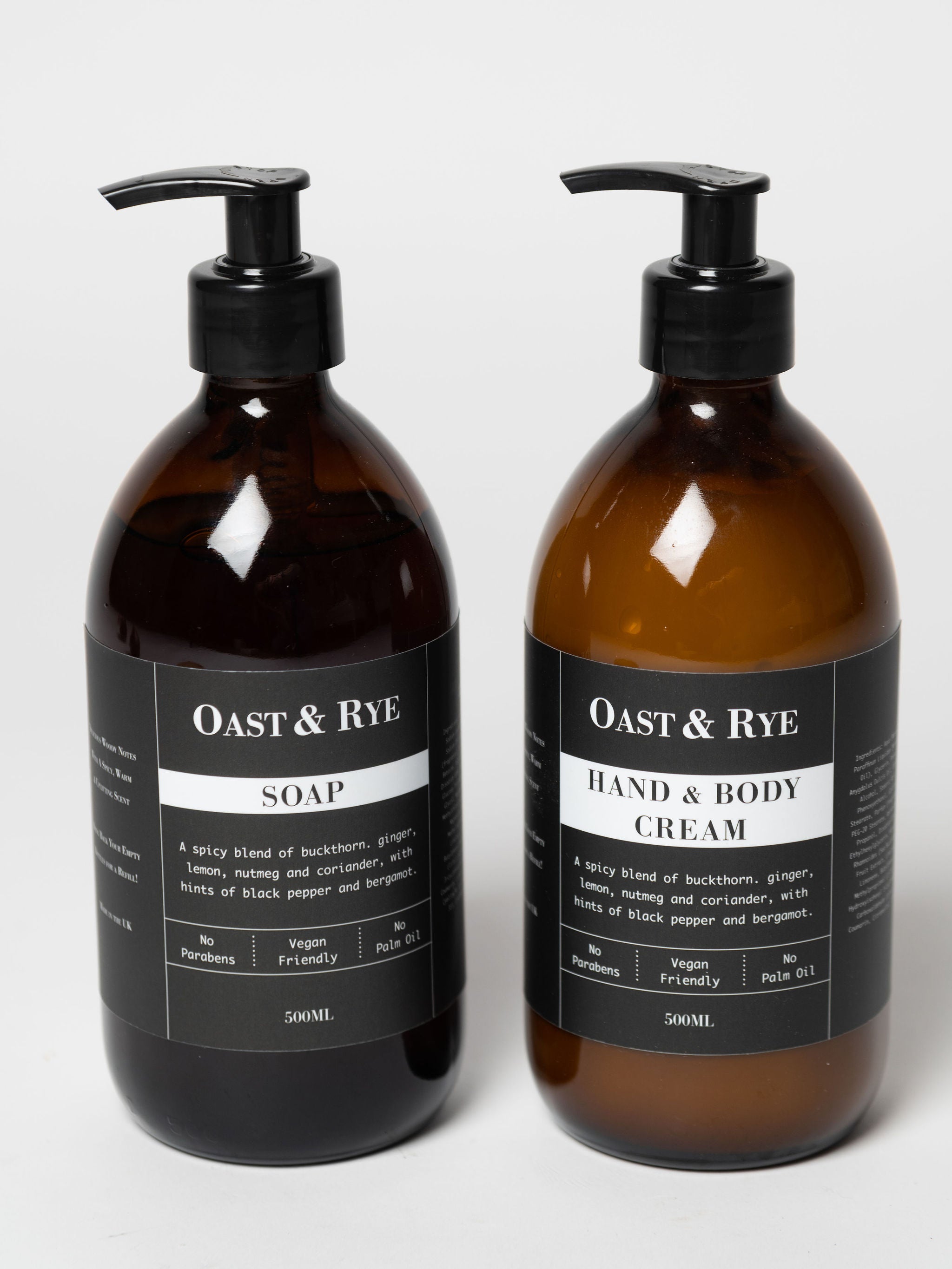 Oast and Rye Soap and Hand/Body Cream