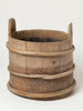 Authentic antique Swedish rustic wooden milk tubs