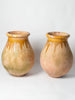 Incredible rare pair antique French Biot jarres, stamped
