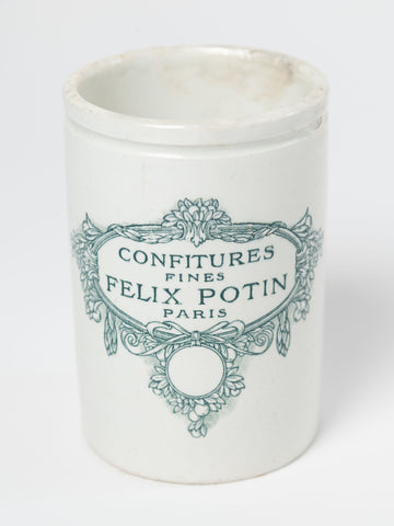 Antique French Felix Potin confitures Pot