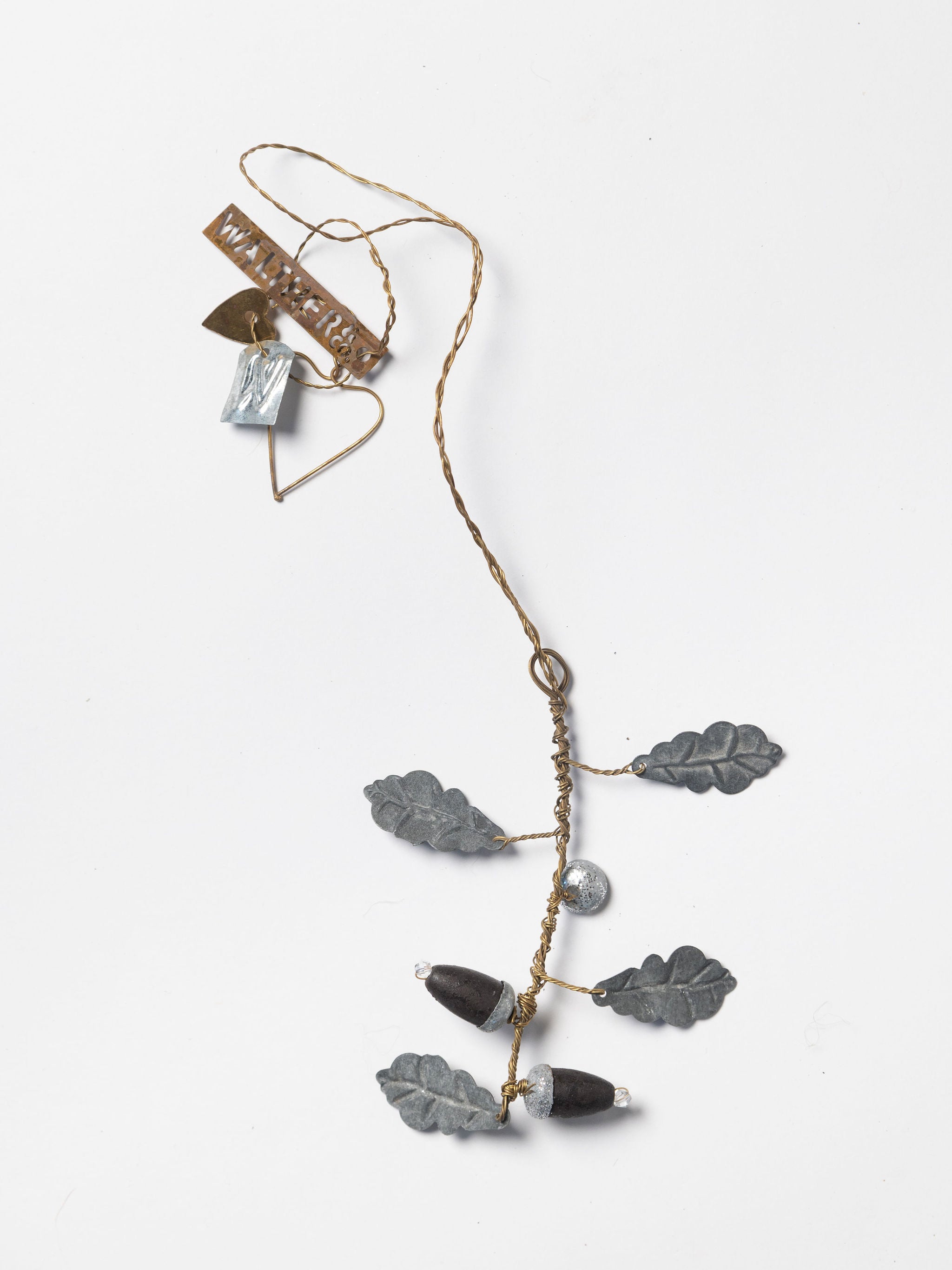 Walther & Co hanging acorns decoration