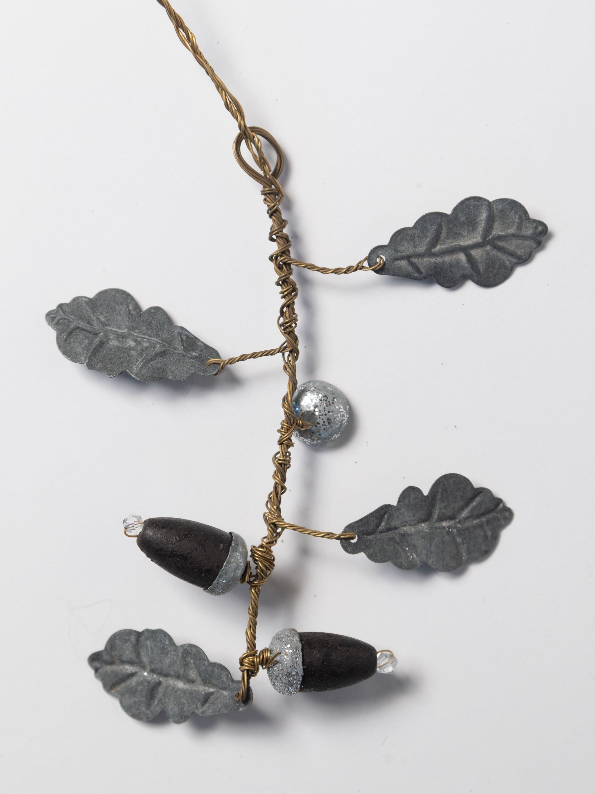Walther & Co hanging acorns decoration