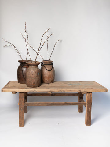 Reclaimed Chinese Elm wood Coffee table