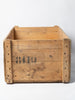 Vintage French Confiserie Menier Crate