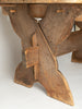 Stunning antique 18th century Swedish X frame bockbord trestle table