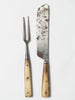 Antique 18th Century Swedish folk art plates and cutlery