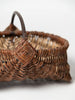 Collection Vintage French handwoven walnut baskets