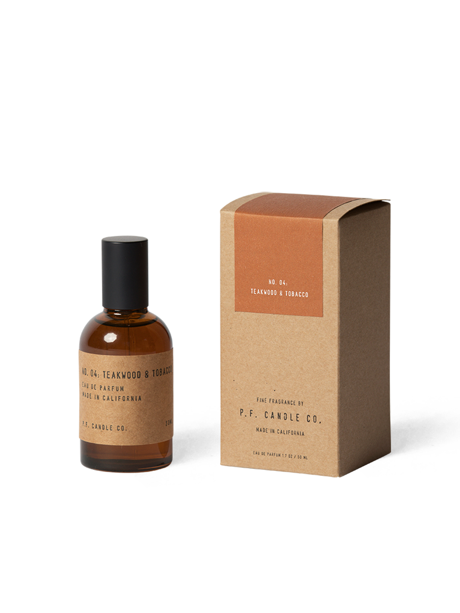 teakwood and tobacco perfume P.F. Candle Co. & Room & Linen Spray  P. F. Candle Co With a stronger scent and an increase in fragrance load by 60% The Teakwood Tobacco Room +