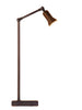 Frezoli led table lamp with copper shade