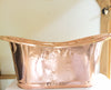Antique French Copper Bateau Bath, fully polished