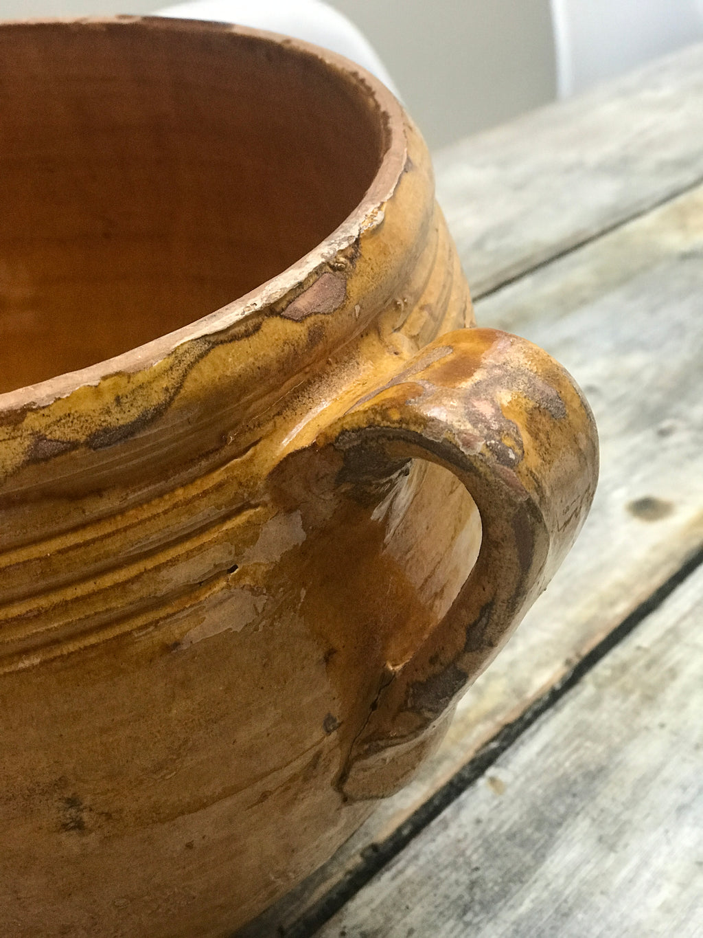 Amazing and Rare Antique Italian Mozzarella Drainer Pot