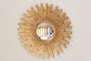 Gorgeous Mid Century French Convex Sunburst Mirror - Decorative Antiques UK  - 3