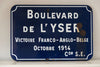 Large Original Vintage French Enamel Road Signs - Decorative Antiques UK  - 5