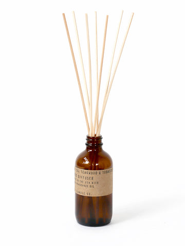 PF Candle Co Reed diffuser in Teakwood and Tobacco 3oz