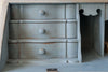 Antique Swedish Serpentine front Secretaire in later paint