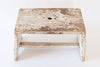 Antique French Wooden Step Stool with original paint