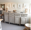 A late 19th-Centry French Enfilade, later painted in grey - Decorative Antiques UK  - 6