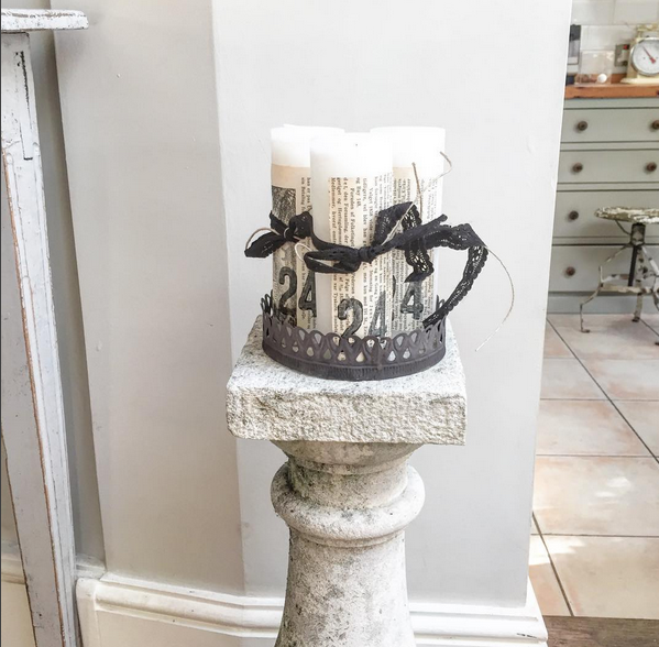 Jeanne D'Arc Living Decorated Pillar Candles - Decorative Antiques UK  - 4