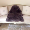 Luxury Grey Sheepskin Rug/Throw - Decorative Antiques UK  - 1