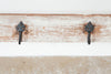 Antique French Shelf with original hand forged hooks, with orignal paint - Decorative Antiques UK  - 3