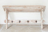 Antique French Shelf with original hand forged hooks, with orignal paint - Decorative Antiques UK  - 4
