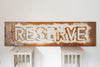 Large Vintage French Zinc Sign "Reserve" - Decorative Antiques UK  - 2